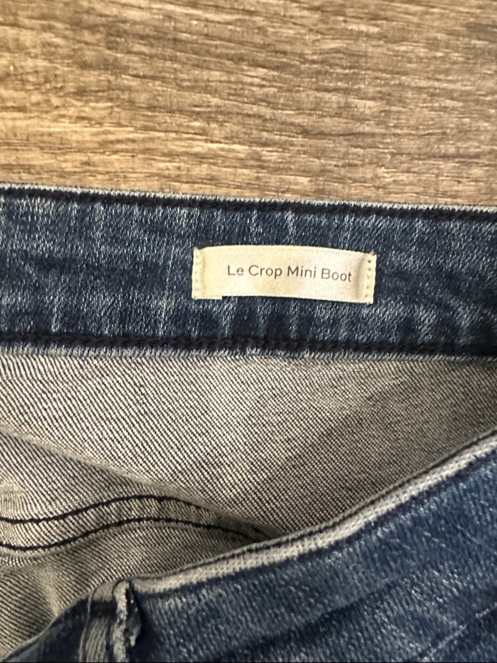 Frame Women’s Le Crop Mini Boot Jeans with Raw Hem Size‎ 33 - Picture 3 of 10